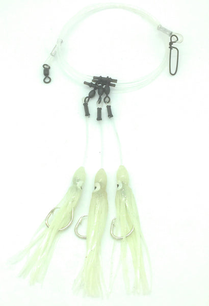 Deep Drop Rigs with Glow Squid and Mustad Circle Hooks – End Game